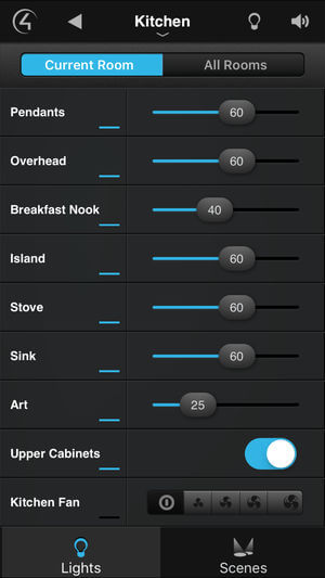 Control4 smart lighting
